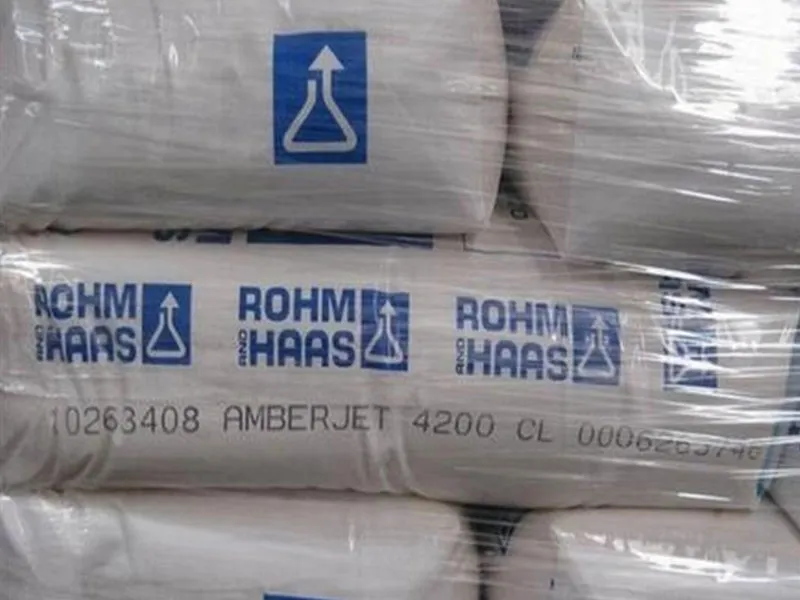 Химическое сырье: анионообменная смола AMBERJET 4200Cl